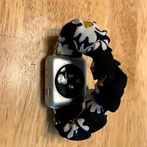 (Only Band) Elastic Scrunchy Band Compatible with Apple Watch Band